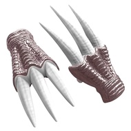 LEASA Lifelike 3D Dinosaur  Sound Movable Mouth Dinosaur Head Face Cover Funny 3D Dinosaur Claws Din