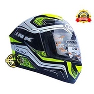 Helm / Helm Ink / Helm Full Face Ink Cl Max White Yellow Terbaru