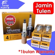 [100% ORIGINAL]NGK G-Power Platinum Spark Plug BKR5EGP- Toyota Vios NCP42 NCP93 NCP150, Viva, Kenari
