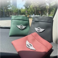 Suitable for MINI COOPER Car Interior Air Vent Hanging Storage Leather Bag COUNTRYMAN Storage Mobile Phone Case