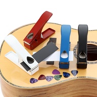 Guitar Pick Punch Pick Maker Guitar Pick Cutter with 2 Pick Strips Sheet for Guitar Pick Making Tool