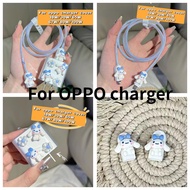 Charger 80w/65w Protective Case Suitable for OPPO Reno8/9pro/findx6/k10 Data Cable 33w