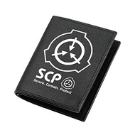 TPS SCP Foundation Anime Long Wallet Boys Coin Purse Pu Leather Short Wallet SCP Money Bag Girls ID 