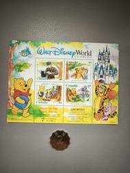 加拿大迪士尼世界 Winnie the Pooh 紀念郵票 1996年