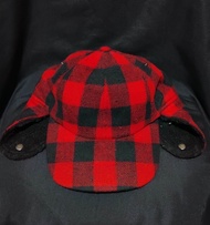topi outdoor Buffalo Plaid Hunter Cap