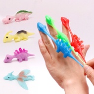 Dinosaur Catapult Finger Darts Spoof Stretch Dinos Toy Squishy Funny Pranks Cool Stuff Sensory Kids Toys Anti Stress Fidget Toys