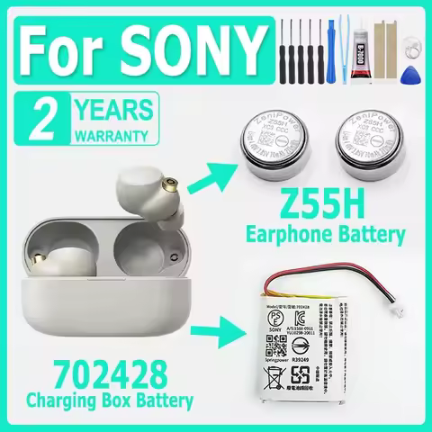 High Quality Z55H 3.85V 70mAh Battery For SONY WF-1000XM4 1000XM4 XM4 Bluetooth Earbuds Headset Batt