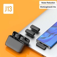 Senxin Wireless Lavalier Lapel Microphone Podcast Live 2.4G USB Type C - J13