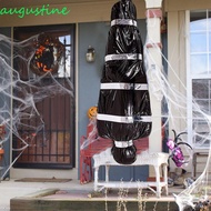 AUGUSTINE Hanging Corpse, Inflatable Scary Dead Victim Props, Corpse Prop Black Fake Corpse Large Ha