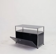 USM Haller Anthracite side cabinet - Authentic