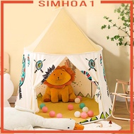 [Simhoa1] Kids Play Tent Playroom Foldable Best Gift Teepee Castle Tent Princess Castle Playhouse Tent for Parks Carnivals Playgrounds