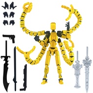 Dummy 13 Action Figure Titan Multi-articular Robot Toys 3D Printed Movable Anime Figure Stress Relie