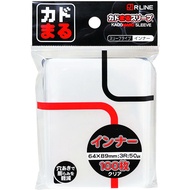 Kadomaru inner sleeves Standard Size 64mm x 89mm Rounded corners