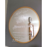 Welcome Board Wedding Mirror | Cermin Welcome Board Custom | Malaysia Ready Stock | Wedding Board