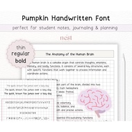 Handwritten Font Bundle For Digital Notes, Planning, Journaling | Goodnotes Cute Handwriting Font fo