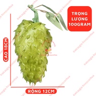 Fake fruit, 1 long thorny custard apple, model fruit, fake fruit - home decoration
