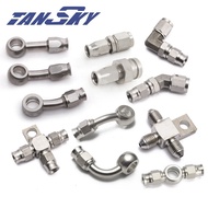 TANSKY 1PC Fittings Adaptor PTFE Swivel Hose End Straight Fuel Adapter AN -3 AN3 EPSCGPJ