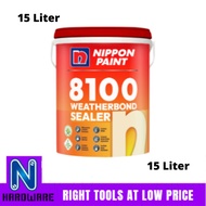 Nippon Paint 8100 Weatherbond Exterior Sealer / Cat Undercoat Dinding Luar Rumah 18L - 18 Liter
