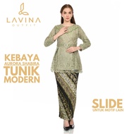 Lavina – Aurora Shabira Premium Kebaya Set – Modern Kebaya Suitable for Traditional Events, Parties,