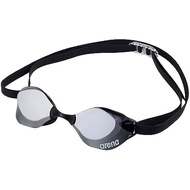 Arena] [WA Approval] Swimming goggles for swimming unisex [AQUAFORCE SWIFT A] Smoke × Silver × Black (SMSL) Top racing model with anti-fog function SWIPE Fit and functionality AGL-O400M