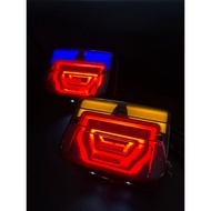 Stop lamp gl100, honda win. astrea700, led running led model lazy black bird