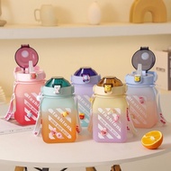 Water Bottle tumbler SFJP 1500ML Big Driking Water Bottle Ombre Color