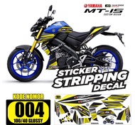 stiker motor Yamaha MT-15 / striping Yamaha MT-15 / stiker variasi motor Yamaha MT-15