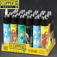 Spanish Clipper Lighter Nylon Explosion proof Inflatable Lighter Smooth Grinding Wheel Cigarette Lig