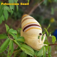 Snail Crochet Plushies Education Extinct Animal for Kids