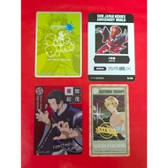 Hypnosis Mic/EVA/JJK/A3 4 Cards mixed Japanese