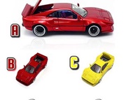 Lei Xin Model LX 1:64合金模型，新車型！Ferrari 288 GTO，KS概念改装版。首批3色預售中，Metallic Red金屬紅 / Rosso標準紅/ Yellow黄色。后