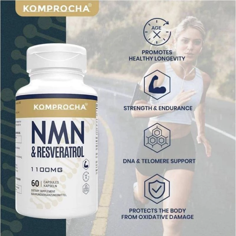 NMN Komprocha nmn 500mg
Trans Resveratrol 600mg
60​Capsules​