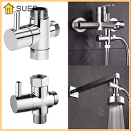 SUER Diverter Valve Brass Fixed Spray Head Diverter Shower Head Diverter Valve Hand Held Showerhead 