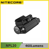 Nitecore NPL20 460 Lumen Tactical Gun Lamp Compact Rail Mount LED Army Flashlight Spotlight Waterpro