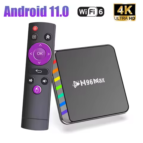 Android TV BOX H96 Max S905W2 TV Box Android 11 Support 4K Video Set TV Box BT5.0 Wifi Media Player