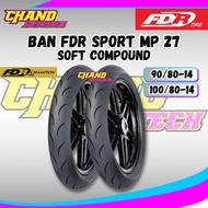 FDR MP 27 Tire Ring 14 90/80 100/80 Soft Compound Tubeless Tire FDR Sport MP 27