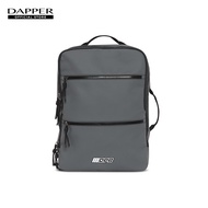 DAPPER กระเป๋าสะพายหลัง DPR Logo Rubberised Backpack สีเทา