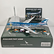YY Wings 1: 400 Cathay Pacific Airlines B747-400 B-HOX B-HOY Millennium Asian Metropolis