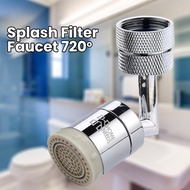 Sambungan Kepala Kran Air Wastafel Flexible Bisa Berputar 720 Derajat Splash Filter Faucet Penyaring