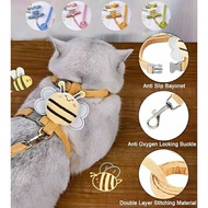 Cute Bee-Shaped Cat And Dog Leash, Bee Motifs