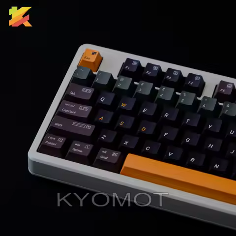 KYOMOT 150 Keys Resonance R2 Theme Keycaps Cherry Profile PBT Dye Sub Keycap for DIY Games MX Switch