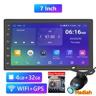 7/9/10 Inci 2+32G  4+32G Android Head Unit Radio Stereo Mobil Tv Mobil Android 9 Inch 2GB/4GB RAM 32GB ROM Bluetooth WiFi  GPS Navigasi Head Unit Dengan Layar IPS 2.5D