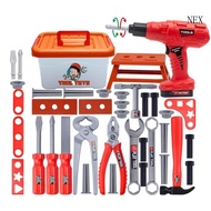 NEX Kids Play Tool Kits Toolbox Toy Preschool Carpenter Toy Construction Tool Kits
