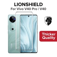 LionShield Vivo V40 Pro / V40 (5G) Screen Protector Clear Tempered Glass