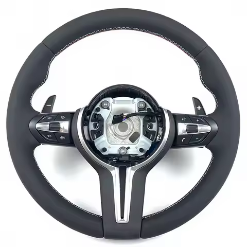 Car Interior Accessories M Sport Leather Steering Wheel for BMW F10 5 Series F20 F30 3 Series F40 F3