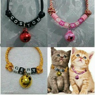 kalung kucing nama lonceng kalung kucing nama murah BERKUALITAS TALI KALUNG KUCING DAN LONCENG KALUNG BISA KASTEM NAMA GRATIS REQUES NAMANYA CHAT SELLER UNTUK PESAN NAMA NYA