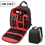 MILANDO Digital DSLR Camera Bag Waterproof Travel Camera Backpack Beg Kamera 相机包 (Type 1)