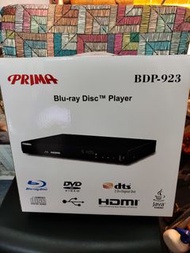 全新行貨PRIMA 藍光 DVD播放機
