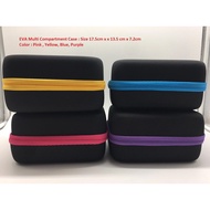 Multi Use EVA Essential Oil Bottle Storage Bag Zipper Case Protector Pouch Hard Case for 15ml 5ml 10