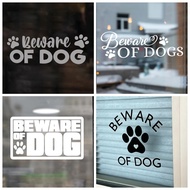 Beware of Dog Decal, Beware of Dog Sticker, Beware of Dog Window Decal,  Beware of Dog vinyl decal f